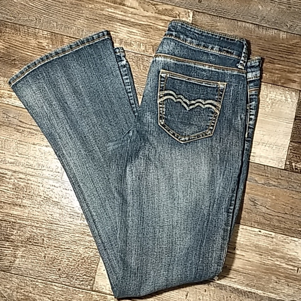 Black Crystal Flare Jeans